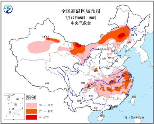 北方高温再发力 南方“桑拿”蒸一周